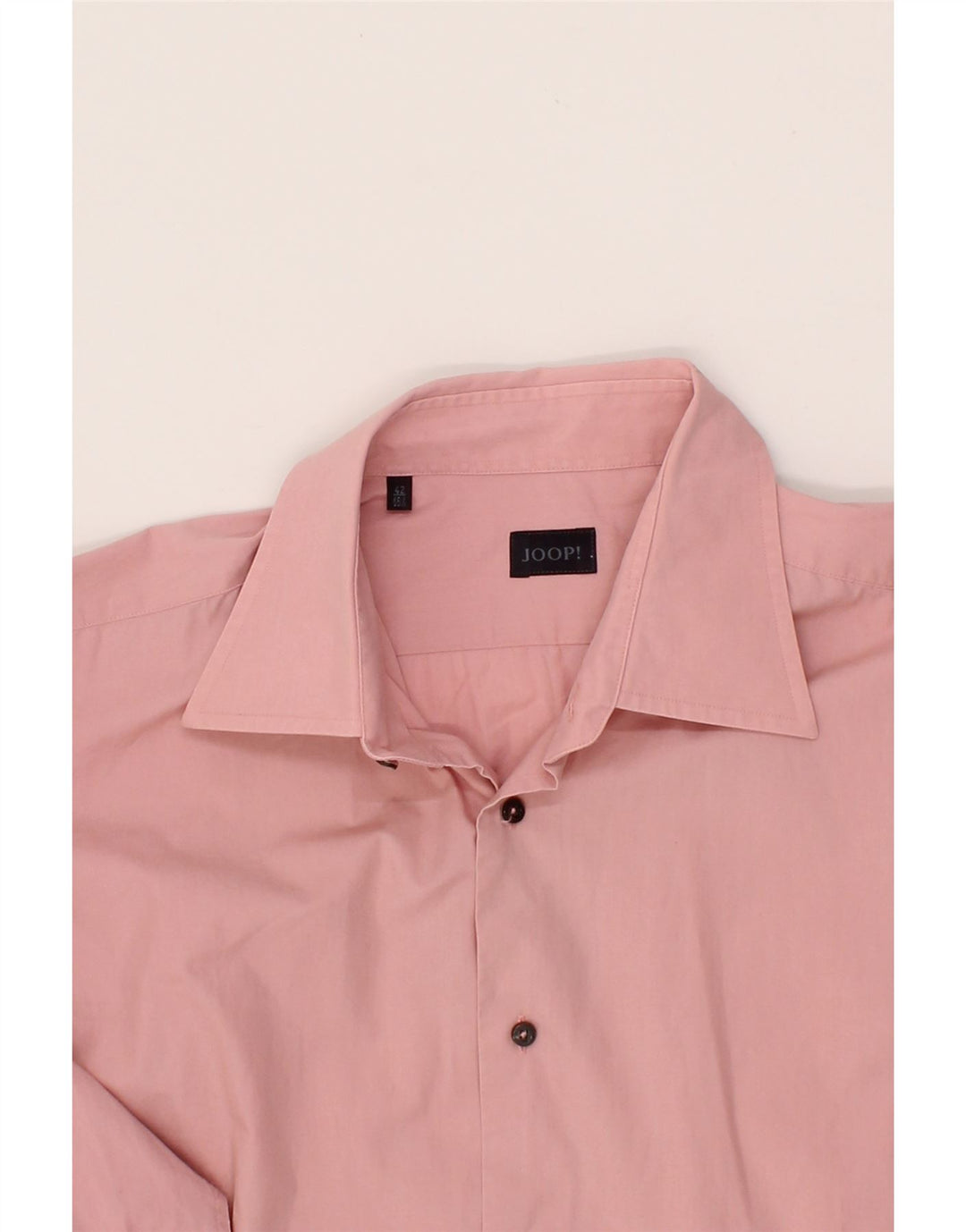 JOOP Mens Shirt Size 46 16 1/2 Large Pink Cotton Vintage Joop and Second-Hand Joop from Messina Hembry 