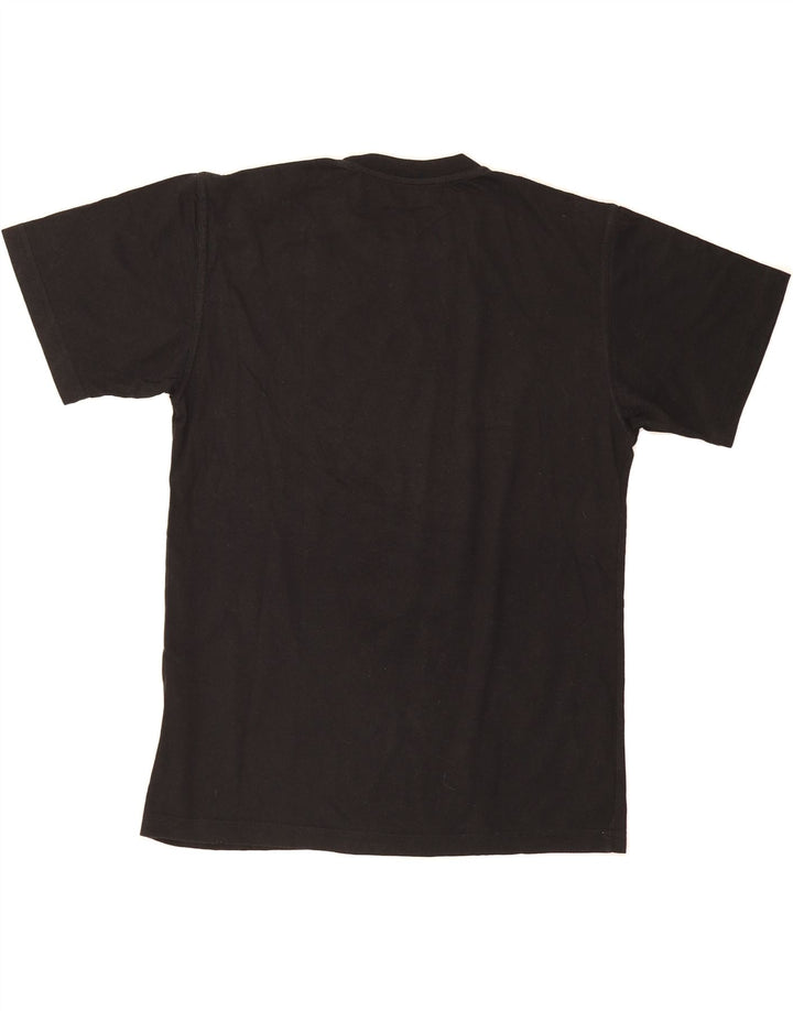 FILA Mens T-Shirt Top IT 50 Medium Black Cotton Vintage Fila and Second-Hand Fila from Messina Hembry 