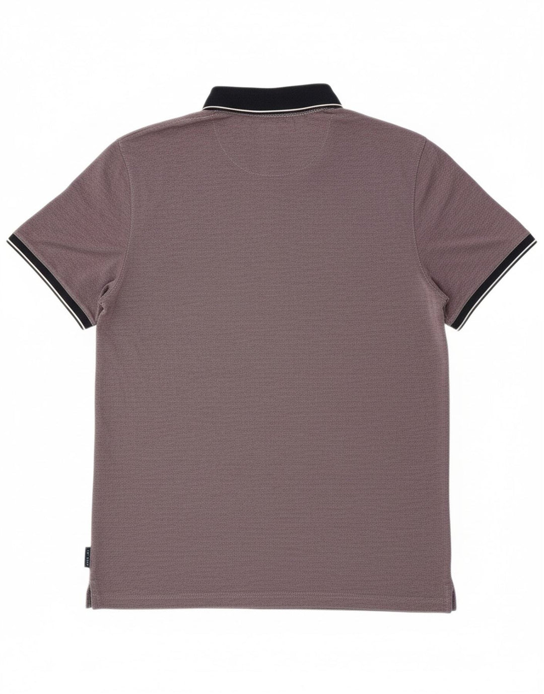TED BAKER Mens Polo Shirt Size 3 Medium Purple Modal