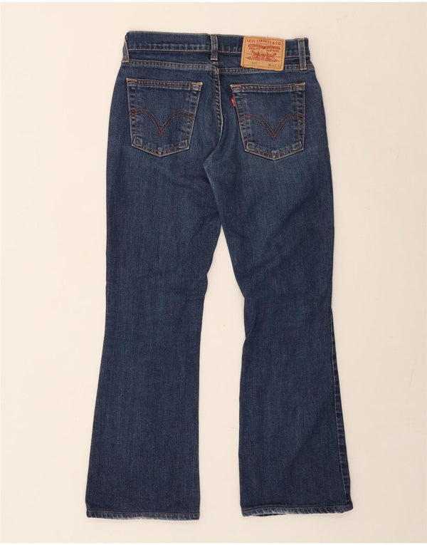 Damskie jeansy LEVI'S 529 Flared W28 L27 Niebieskie bawełniane