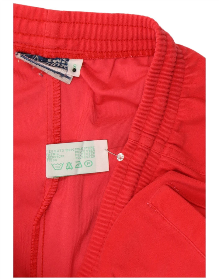 Damskie spodnie dresowe Diadora UK 10, małe, czerwone, poliestrowe