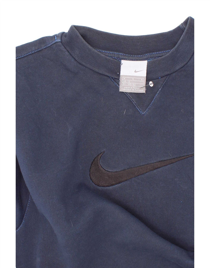 Chłopięcy sweter z grafiką Nike 10-11 lat, średni granatowy