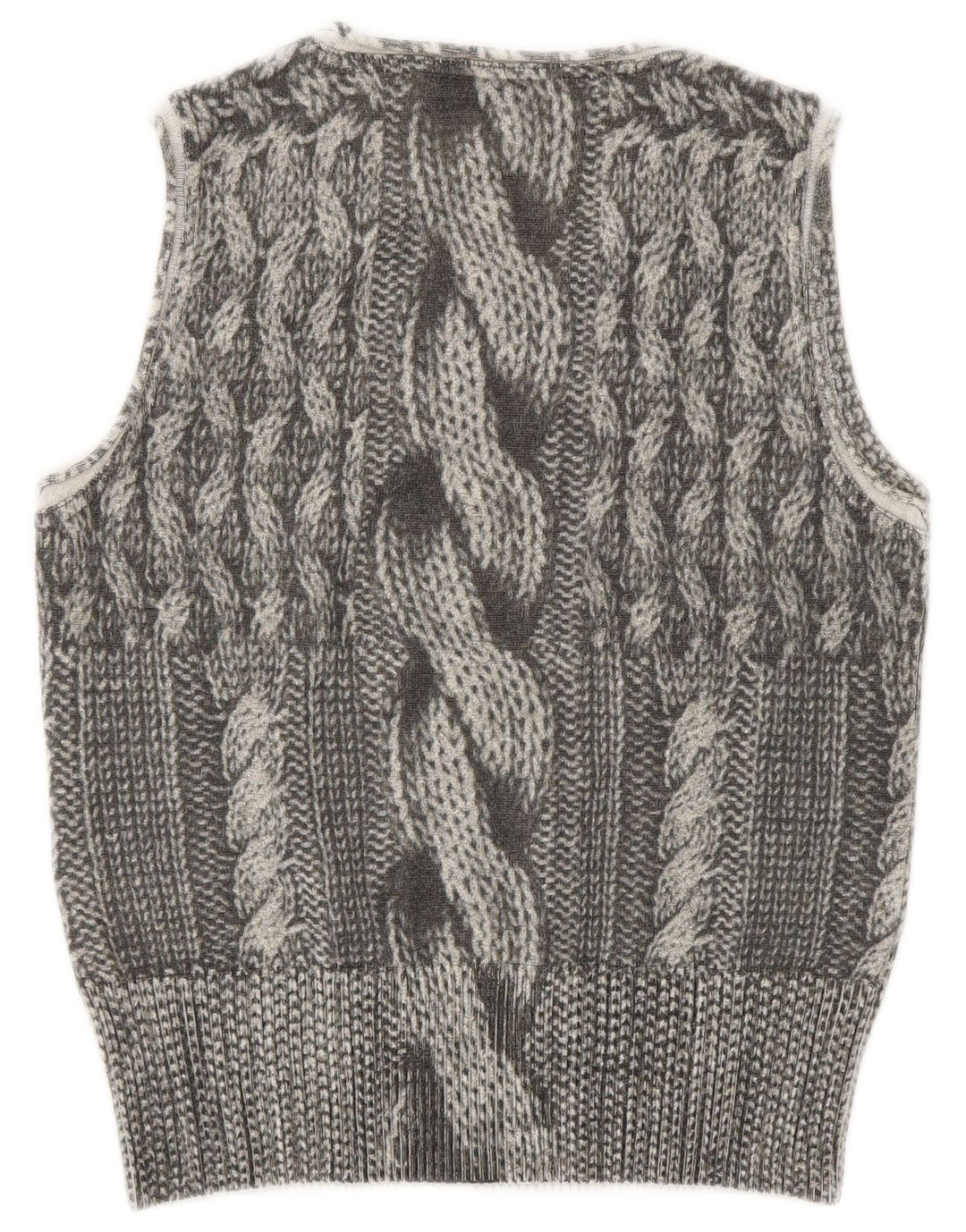 Damski podkoszulek bez rękawów Trussardi Jeans UK 12, średnioszary, wełniany