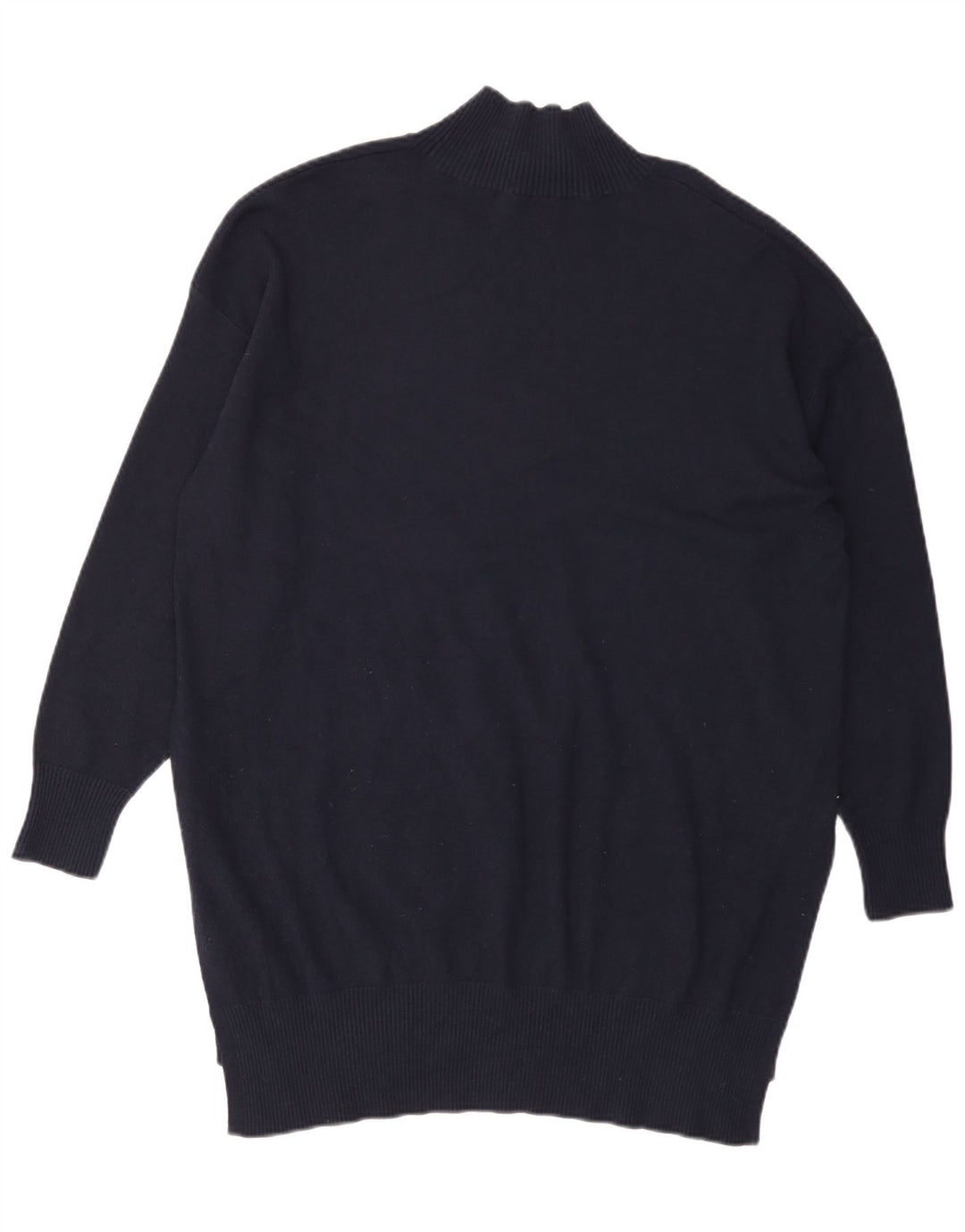 Marks & Spencer Damski sweter z golfem UK 16, duży, granatowy