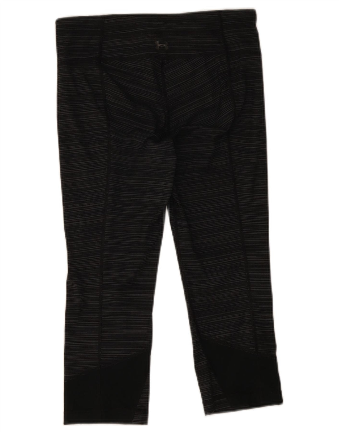 Damskie legginsy Capri Under Armour UK 10, małe, szare, poliestrowe paski