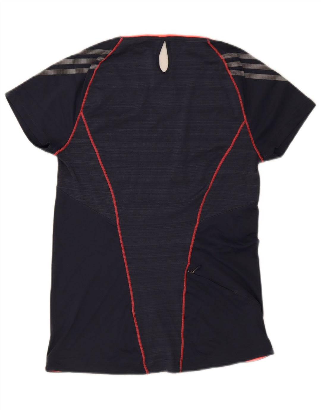 Damska koszulka Adidas Climalite Top UK 8/10 Mały granatowy poliester