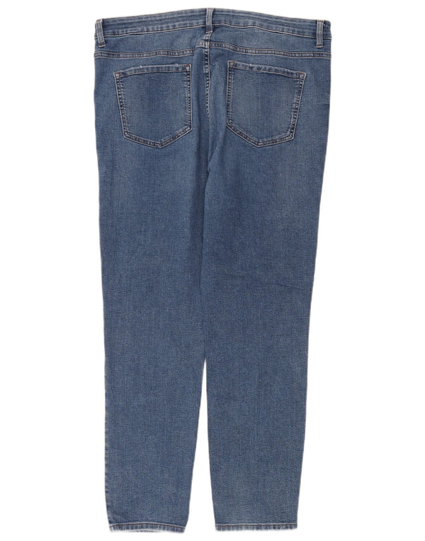 Marks & Spencer Damskie The Lily Jeansy Slim z wysokim stanem UK 18 XL W36 L28 Niebieskie