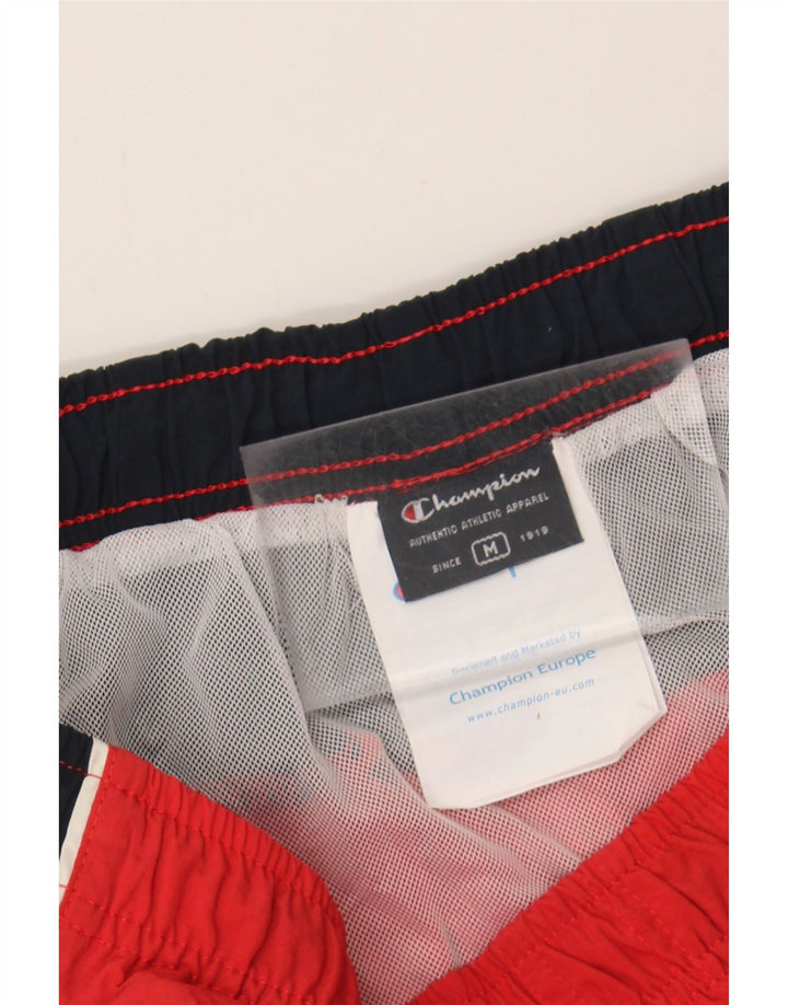 CHAMPION Mens Swimwear Medium Red Colourblock Polyamide Vintage Champion and Second-Hand Champion from Messina Hembry 
