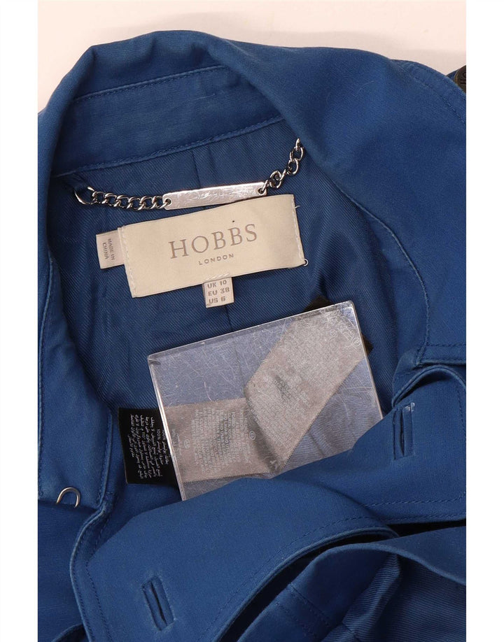 Trencz damski Hobbs UK 10 Small, niebieski, bawełniany