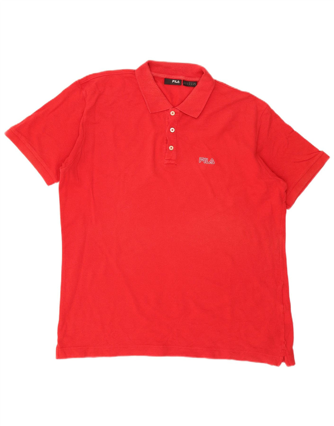 Męska koszulka polo Fila XL, czerwona, bawełniana