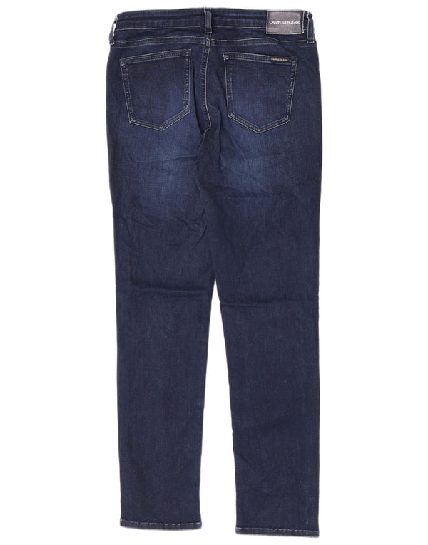 Damskie dżinsy Calvin Klein W31 L30 Niebieskie bawełniane