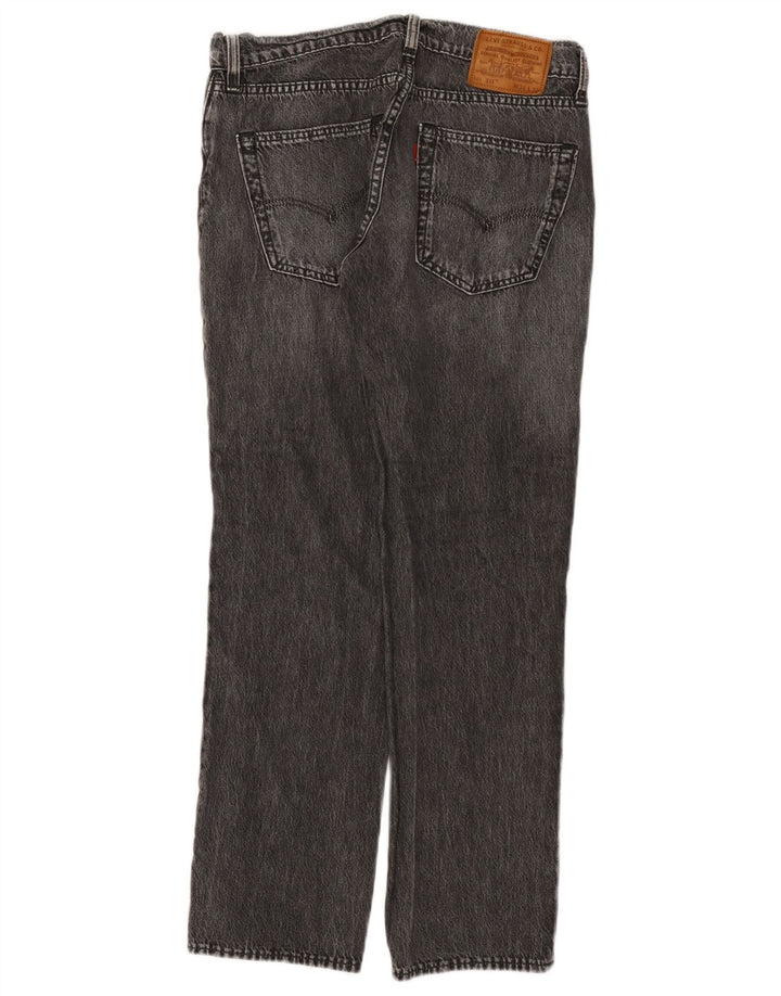 Męskie jeansy Levi's 511 Slim W31 L30 Szara bawełna