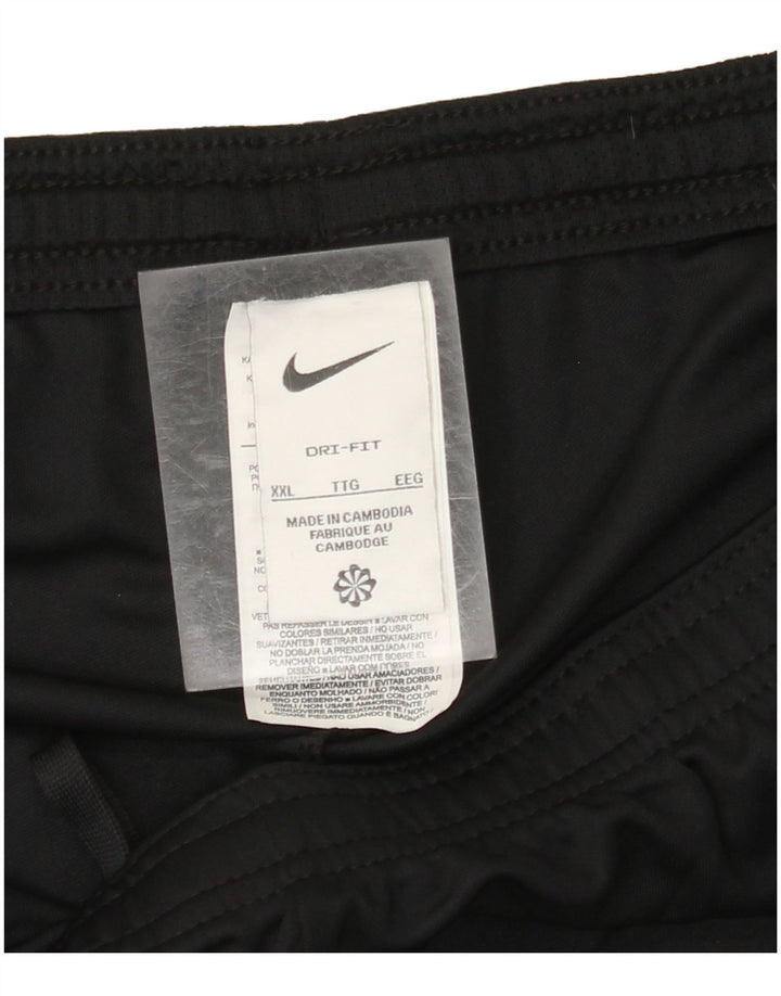 Męskie spodenki sportowe NIKE Dri Fit 2XL, czarny poliester