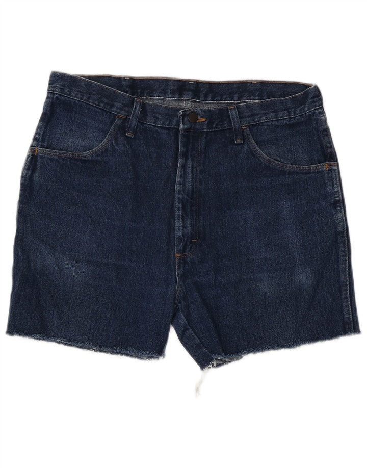 Męskie spodenki jeansowe RUSTLER W36, duże, granatowe, bawełniane