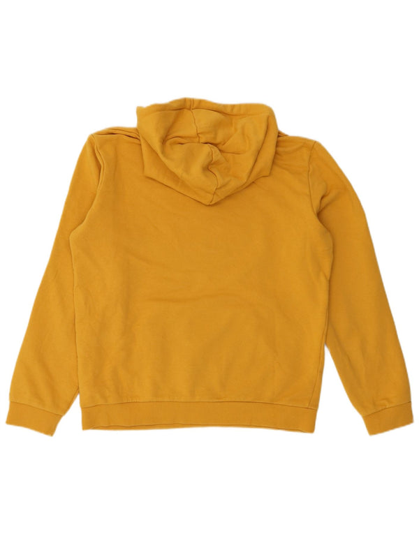 Dziewczęca bluza z kapturem Puma z grafiką 15-16 lat XL, żółta bawełna