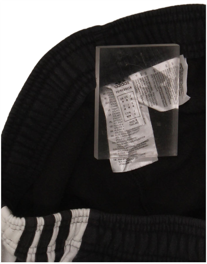 Męskie spodnie dresowe ADIDAS, średniej wielkości, czarne, bawełniane