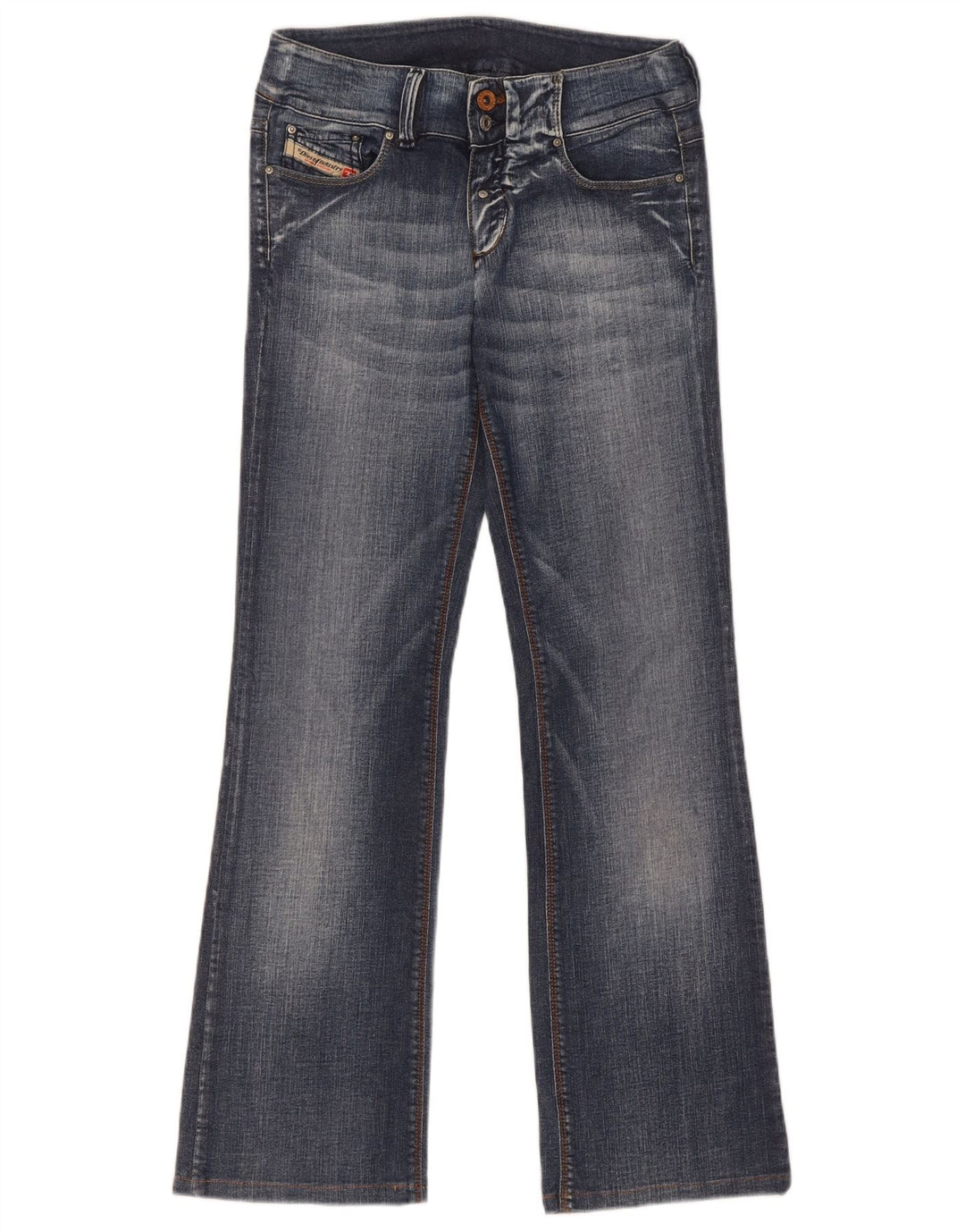 Damskie jeansy Bootcut Diesel W27 L29 Niebieskie bawełniane