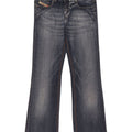 Damskie jeansy Bootcut Diesel W27 L29 Niebieskie bawełniane