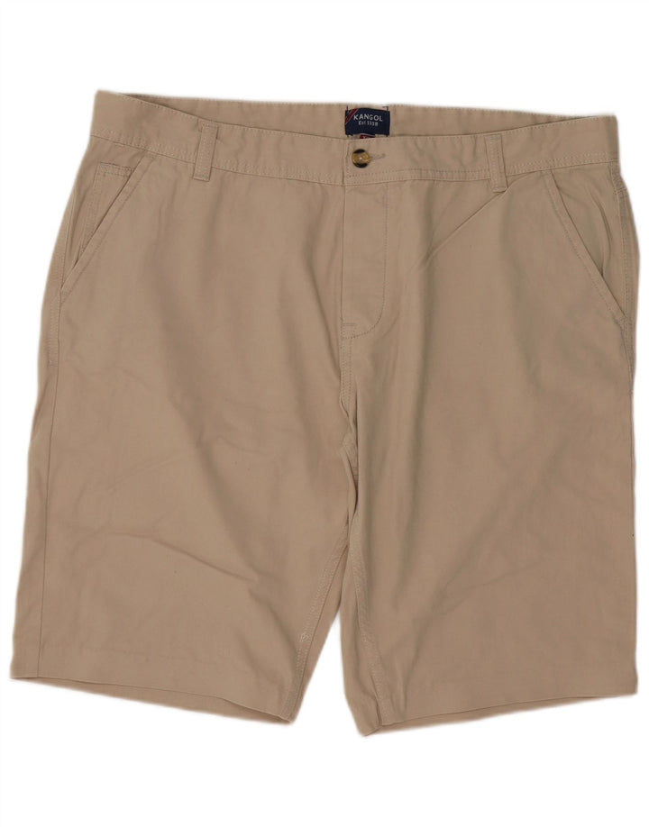 KANGOL Męskie spodenki Chino 2XL W42 Beżowa bawełna
