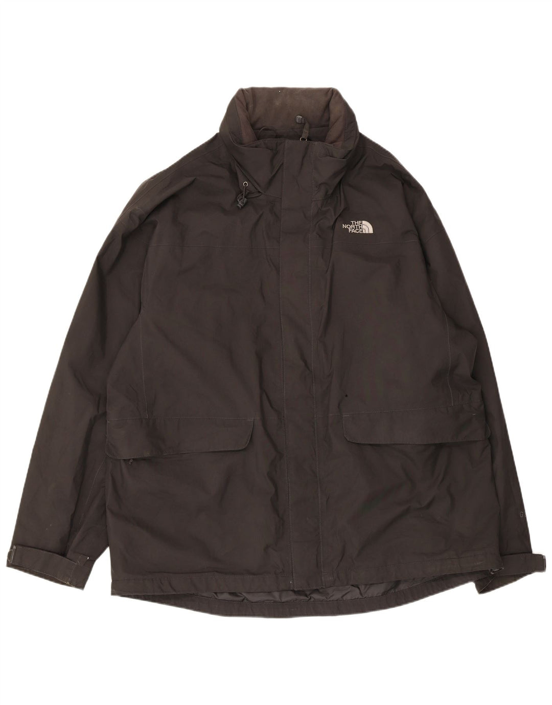 Męska kurtka przeciwdeszczowa z kapturem The North Face UK 44 2XL Czarny poliester