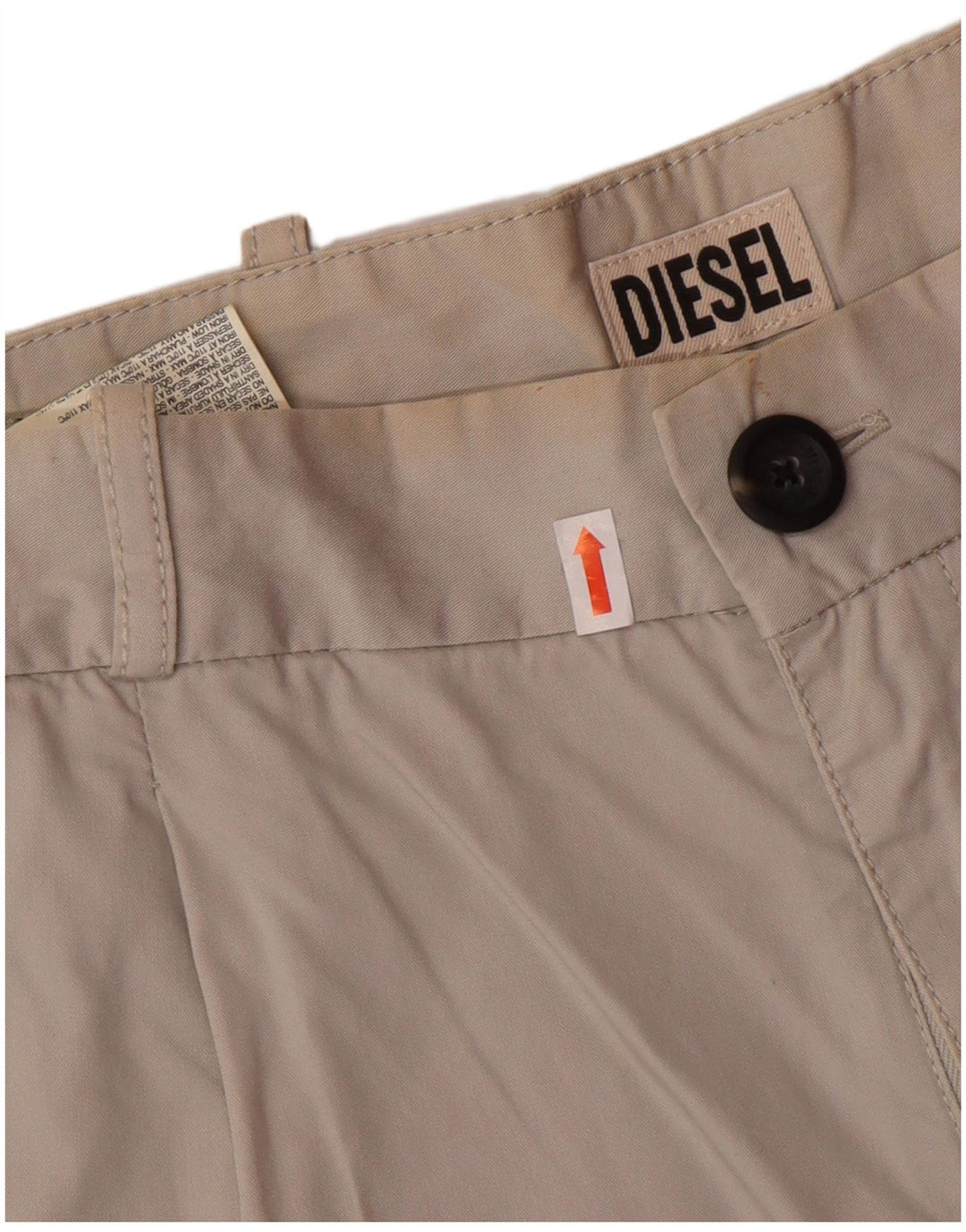 Damskie spodenki Chino DIESEL W27 Małe, szare, bawełniane