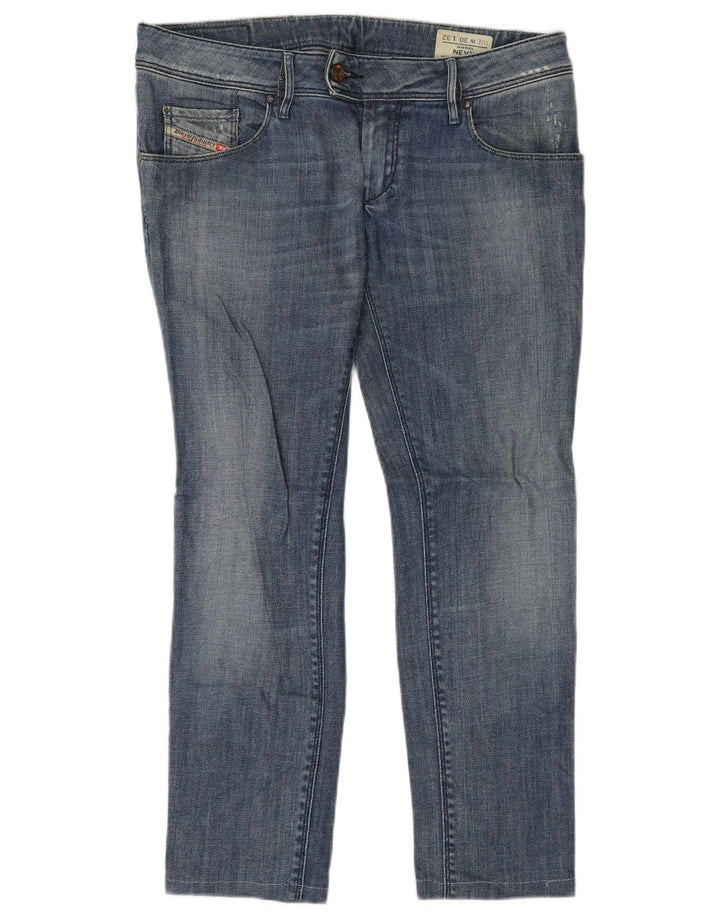 DIESEL Damskie Nevy Slim Jeansy W30 L27 Niebieskie bawełniane