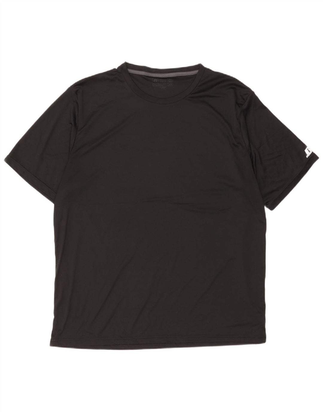 T-shirt męski Russell Athletic Top 3XL, czarny poliester