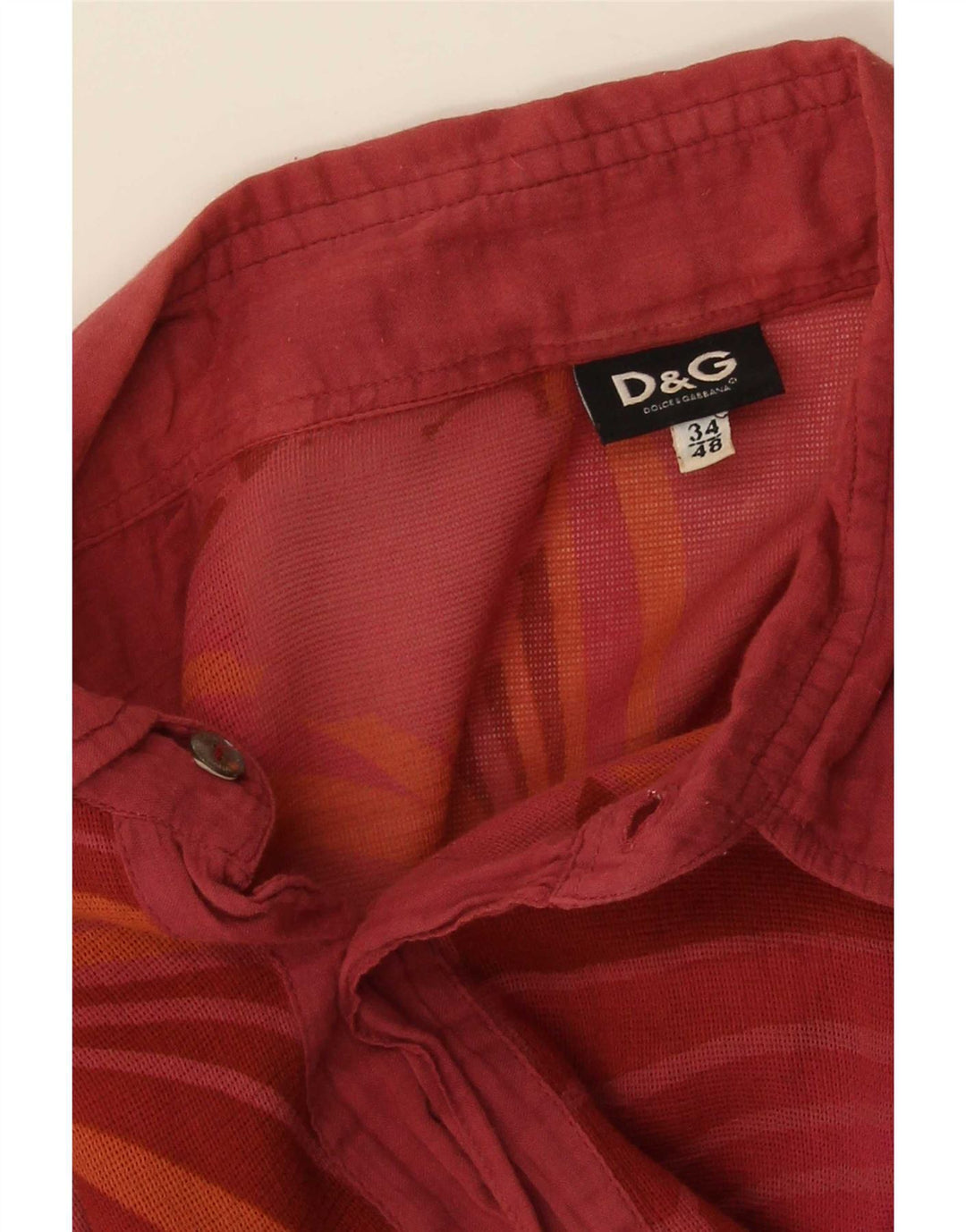 Koszula męska Dolce & Gabbana IT 48 w kolorze średnio czerwonym w kwiaty