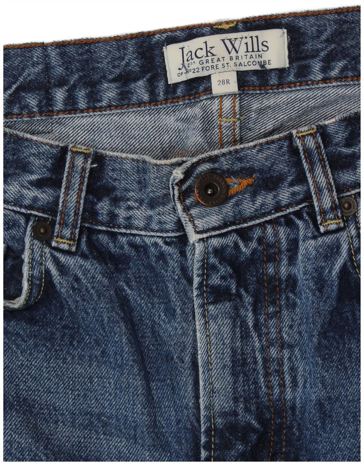 JACK WILLS Womens Tapered Jeans W28 L30 Blue Cotton