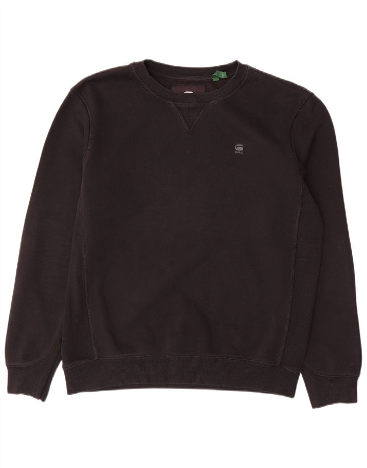 Sweter męski G-STAR, średniej wielkości, czarny, bawełniany