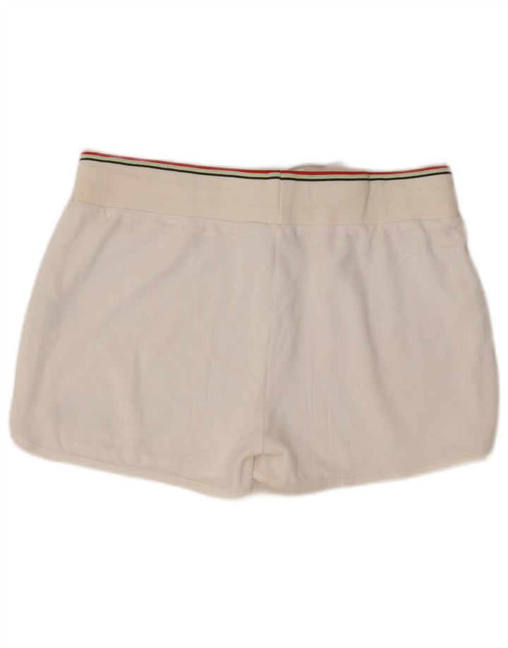 Damskie spodenki sportowe Ellesse UK 16, duże, białe, bawełniane