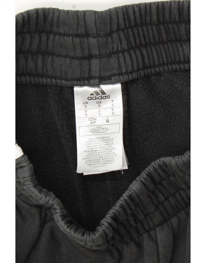 Męskie spodnie dresowe ADIDAS, małe, czarne, bawełniane