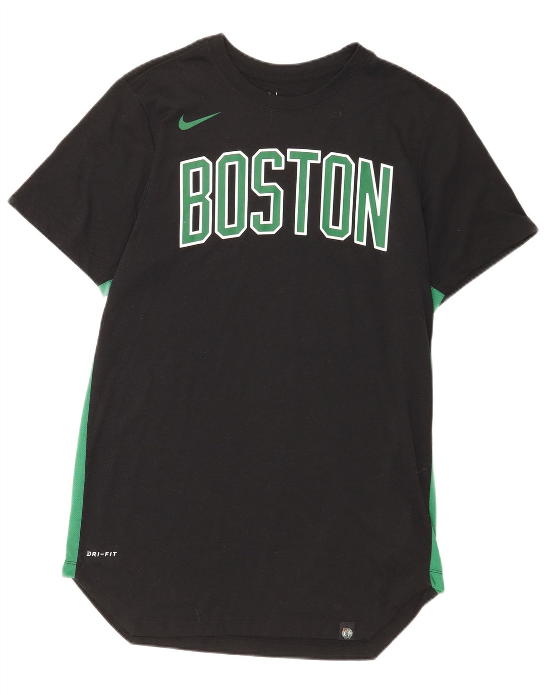 Męska koszulka z grafiką Nike Boston Celtics Top, średni czarny poliester
