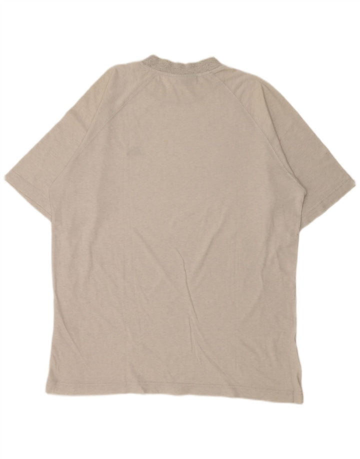 T-shirt męski Kappa Top 2XL Szara bawełna w plamki