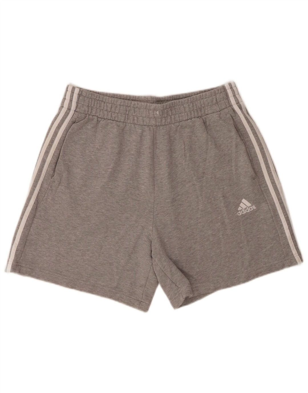 Męskie spodenki sportowe Adidas XL, szare, bawełniane