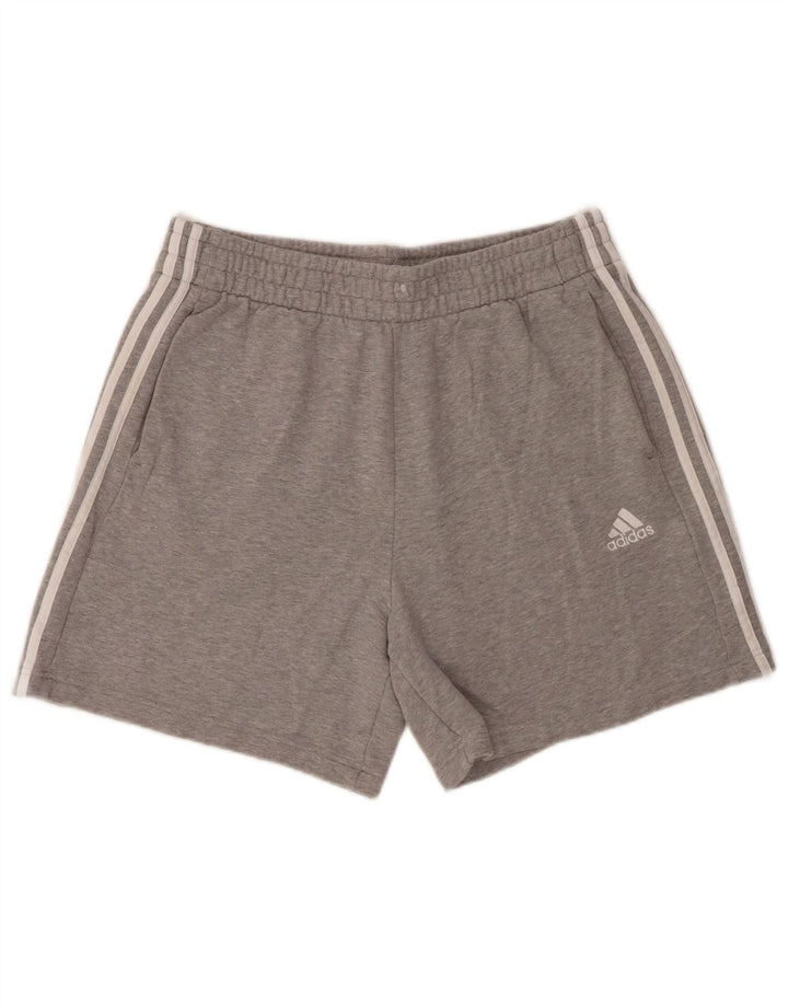 Męskie spodenki sportowe Adidas XL, szare, bawełniane