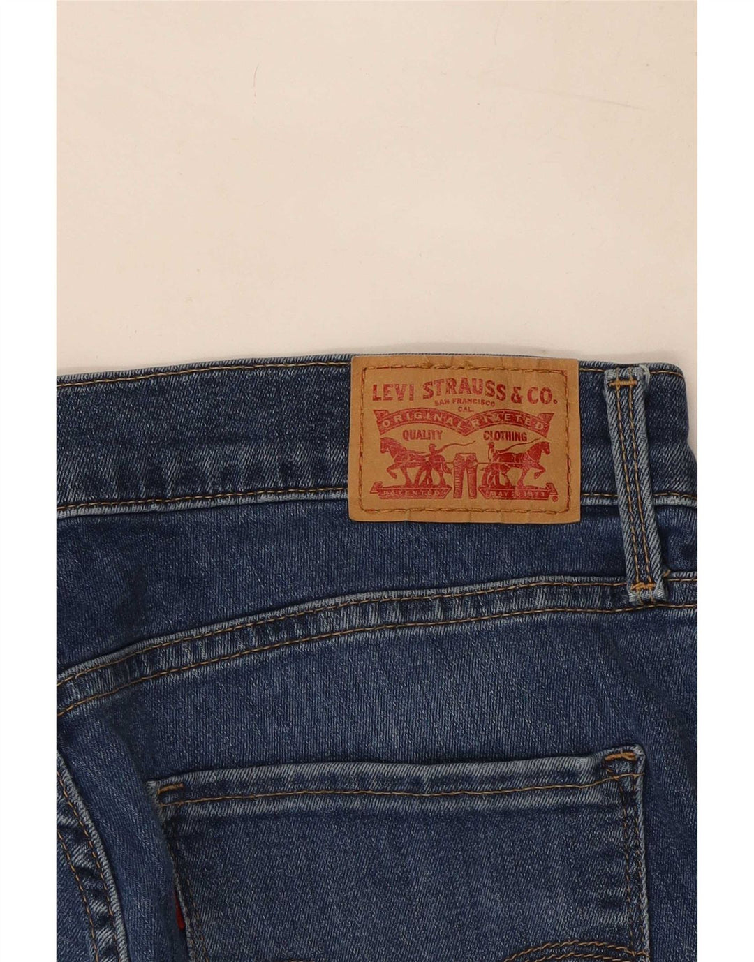 Damskie jeansy Levi's Skinny W30 L30 Niebieskie