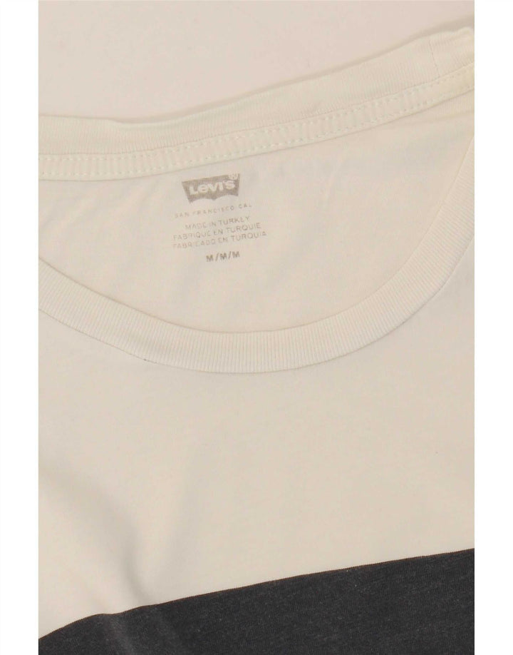 Damska koszulka z grafiką Levi's Top UK 14 Średnia biel