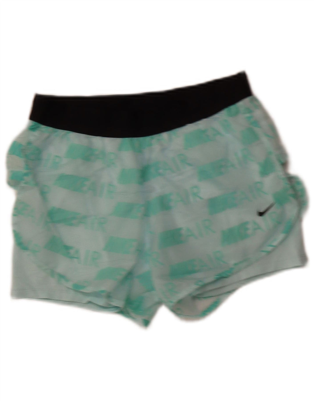Damskie spodenki sportowe NIKE Air Graphic UK 12, średni zielony poliester
