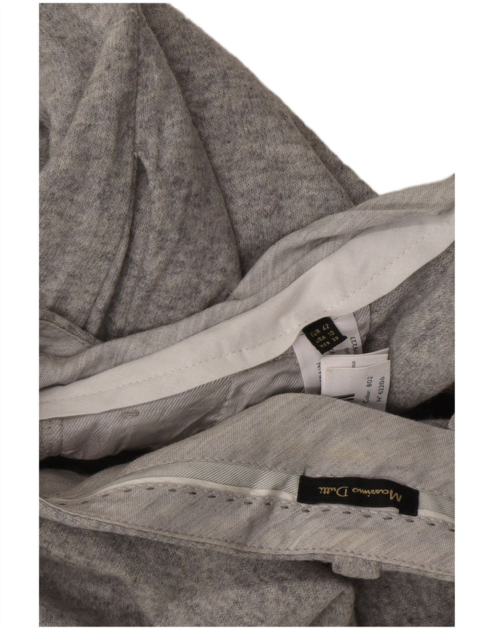 Spodnie damskie MASSIMO DUTTI przycięte, EU 42 duże W32 L25 szare