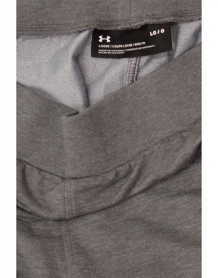 Męskie spodnie dresowe UNDER ARMOUR SMU Mustangs, duże, szare