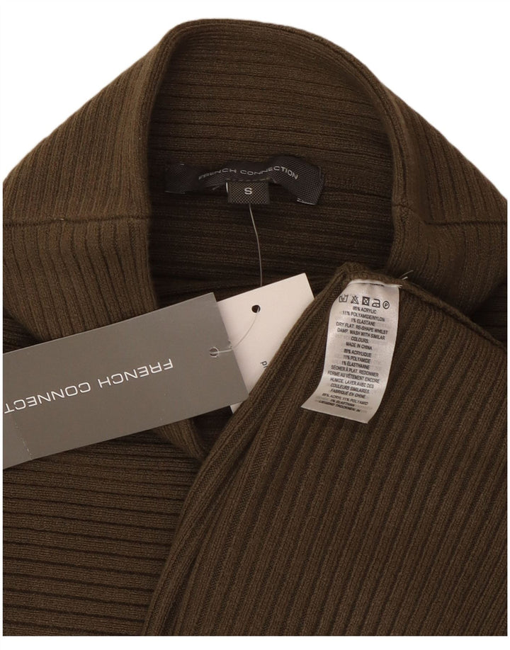 Damski sweter z golfem French Connection UK 10 Small Khaki