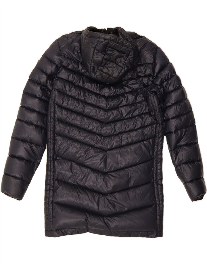 CIESSE PIUMINI Mens Hooded Padded Coat IT 48 Medium Navy Blue Vintage Ciesse Piumini and Second-Hand Ciesse Piumini from Messina Hembry 