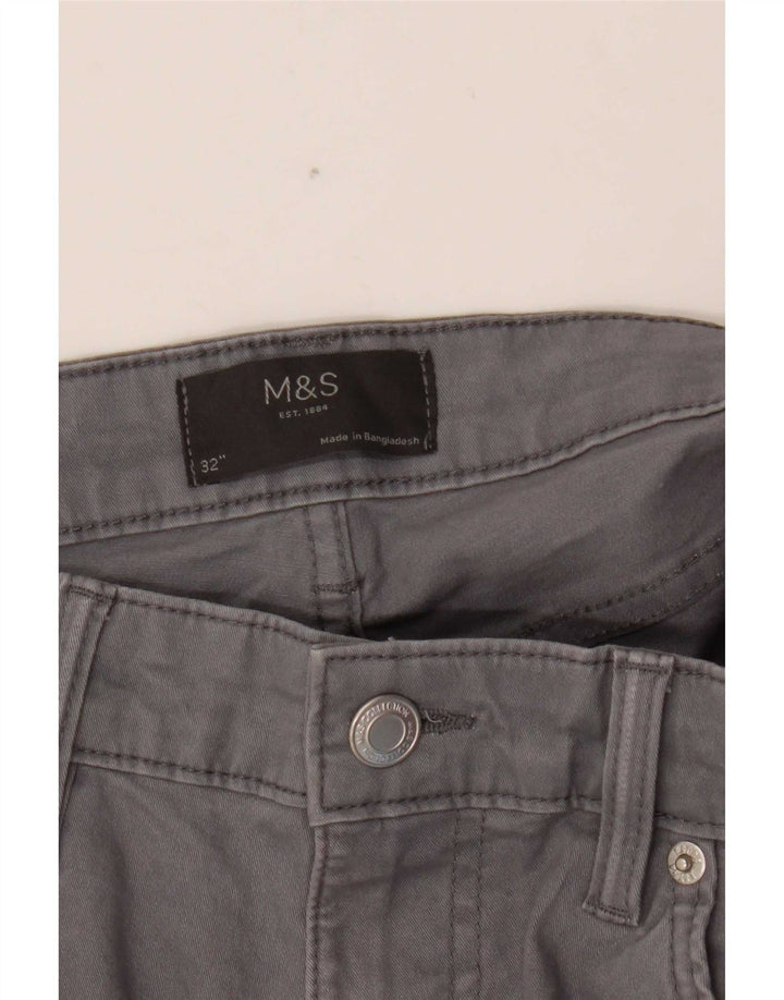 Męskie spodenki codzienne Marks & Spencer W32 Średnioszare, bawełniane