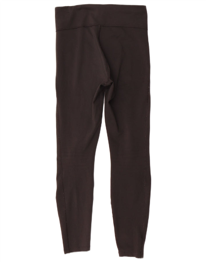 Damskie legginsy NIKE Dri Fit UK 12, średni czarny poliester