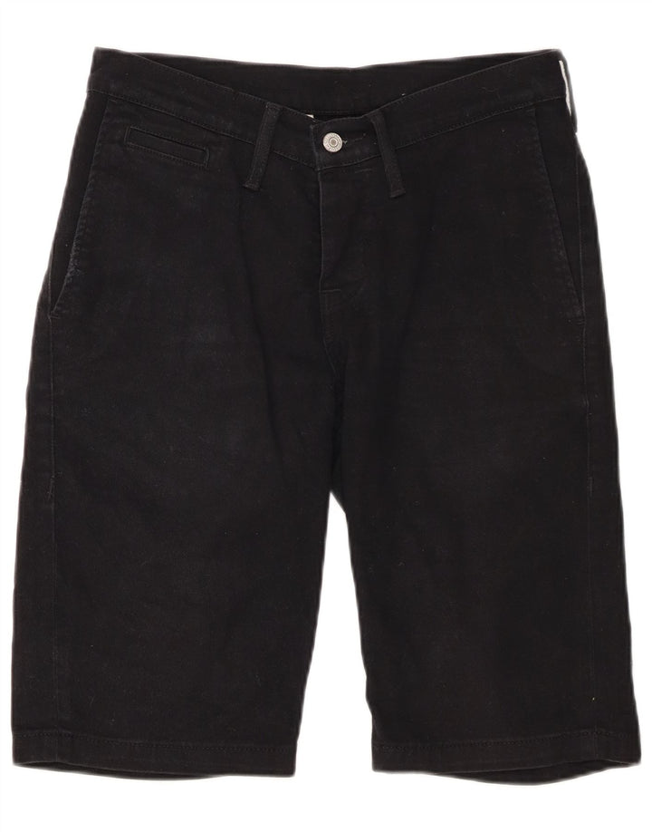 Męskie spodenki jeansowe Levi's W30, średnia czarna bawełna