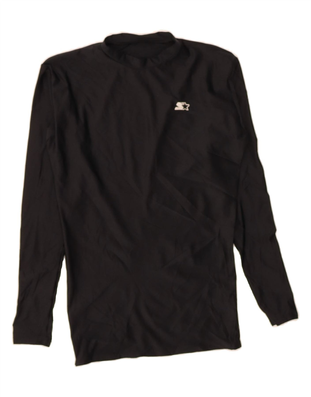 STARTER Womens Top Long Sleeve UK 14 Large Black Polyester Vintage Starter and Second-Hand Starter from Messina Hembry 