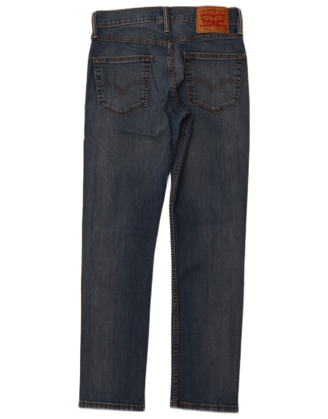 Męskie jeansy Levi's 511 Slim W30 L30 Niebieska bawełna