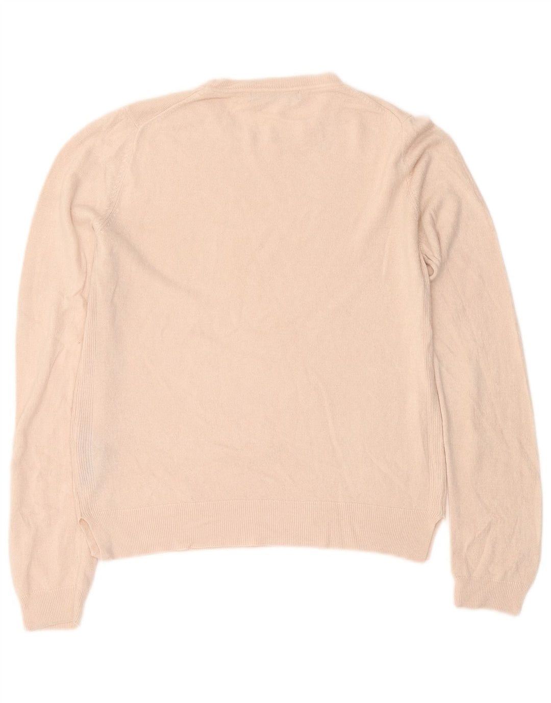 Marks & Spencer Damski sweter z okrągłym dekoltem, UK 12, średni różowy akryl