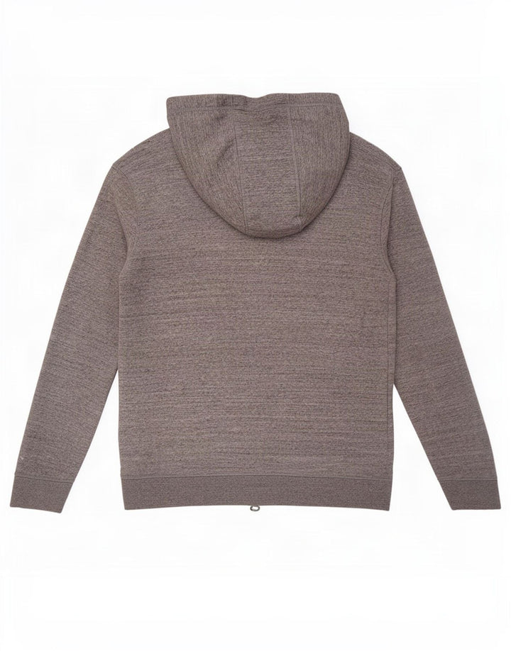Męski sweter z kapturem i zamkiem Jack Wills, średnioszary, bawełniany w cętki